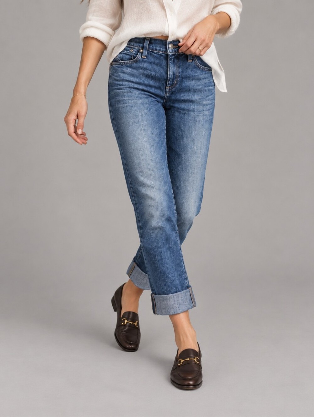 Citizens of Humanity Dani Cropped Straight Leg Jeans Wedgewood Womens Size 25